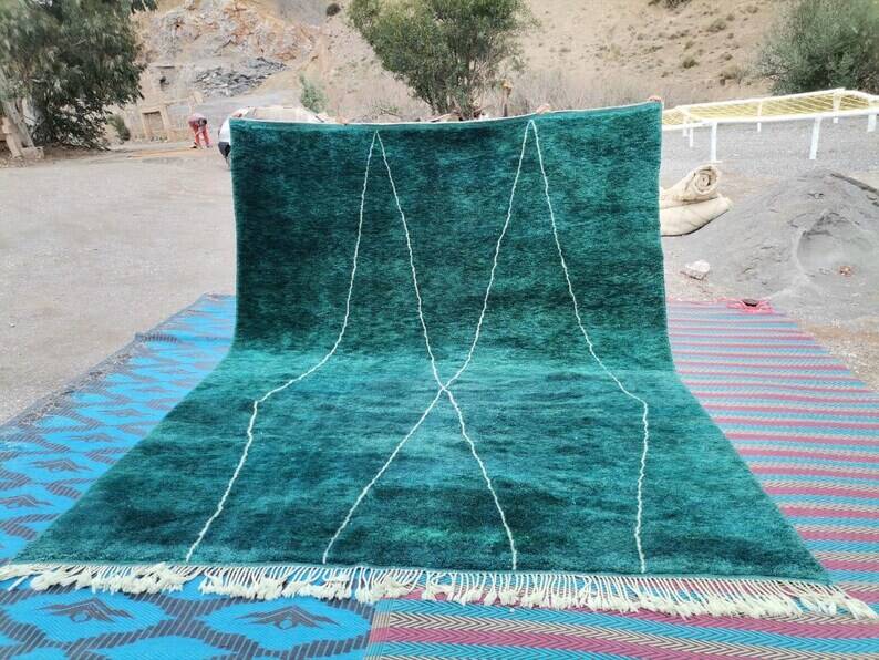 Tapis bérbere fait main traditionnelle 250cmx150cm