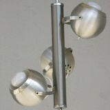 Chandelier 1970 aluminum with its applique