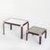 Vintage Regency Style Nesting Tables Attribution Roméo Rega France 70s