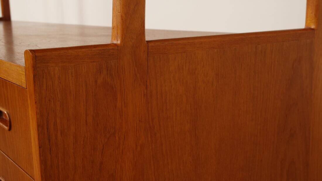 Vintage highboard | Wall cabinet | Teak | 175 cm