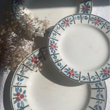 Lot de 3 assiettes anciennes
