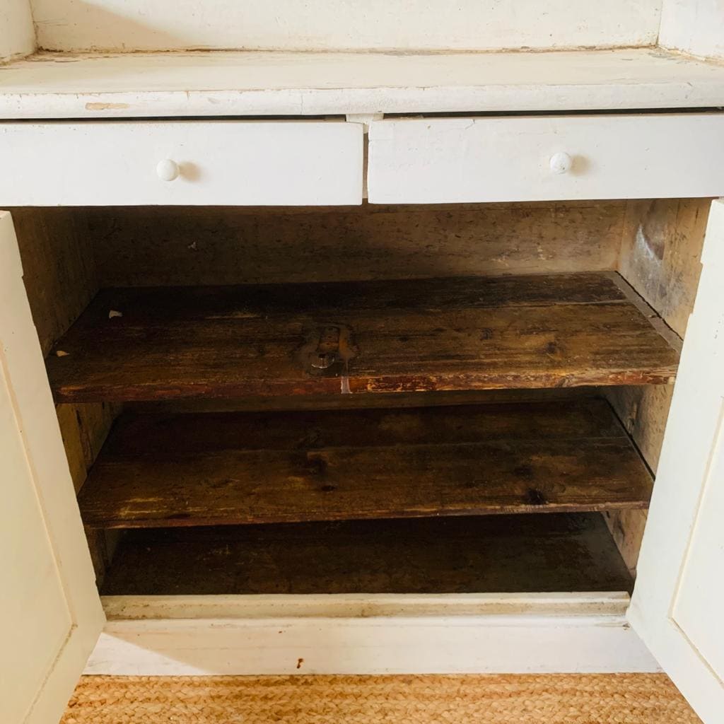 White Parisian buffet