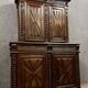 Louis XIII period carved sideboard in solid walnut circa 1680