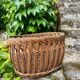 Panier en osier ovale