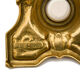 Encrier Art nouveau bronze doré vintage ancien
