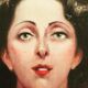 Peinture sur bois 1950