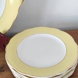 Set of plates and Lunéville dish