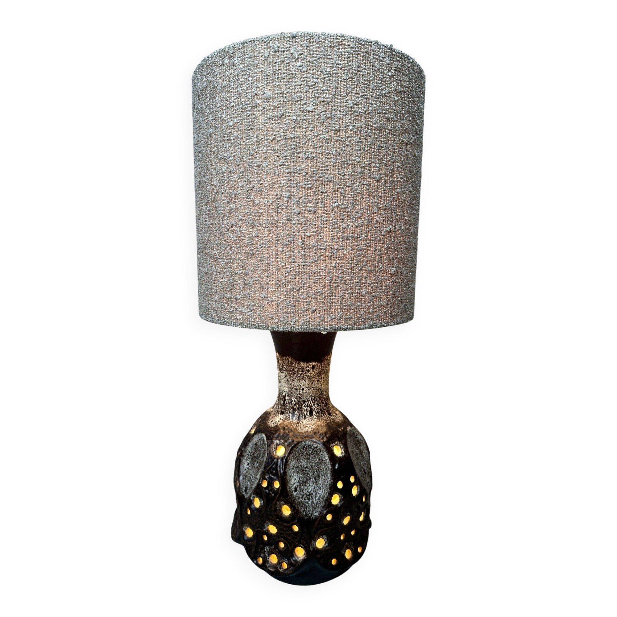 Vintage Fat Lava table lamp – ceramic