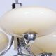 Art Deco Chandelier in Chrome-Plated Steel and Opal Glass, Czech, 1920s