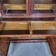 Large mahogany library from the Restoration period.