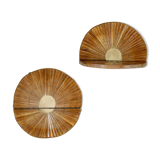 Decorative Bamboo Sunbursts Shelves