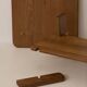 Table basse en Orme Massif par Alain Gaubert vintage Circa 1980