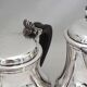Puiforcat, tea and coffee service, 4 pieces, solid silver Minerva, excellent condition.