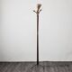 Tripod floor lamp 1950s wooden base