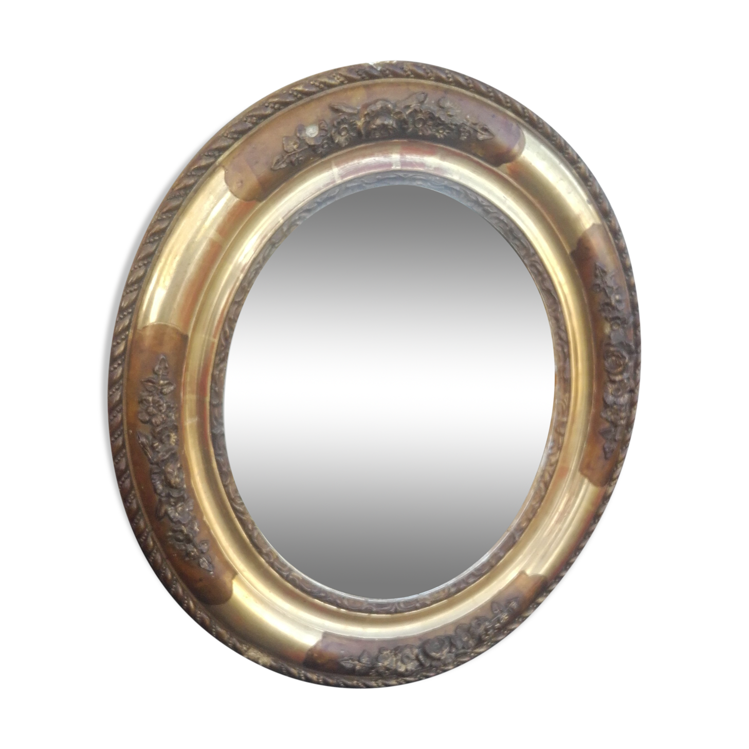 Ancient sorcerer's mirror say to fine gold