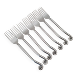 Twisted metal forks / spiral cutlery / twist