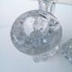 Duo de bougeoirs en cristal