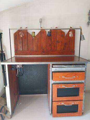 Solid wood desk