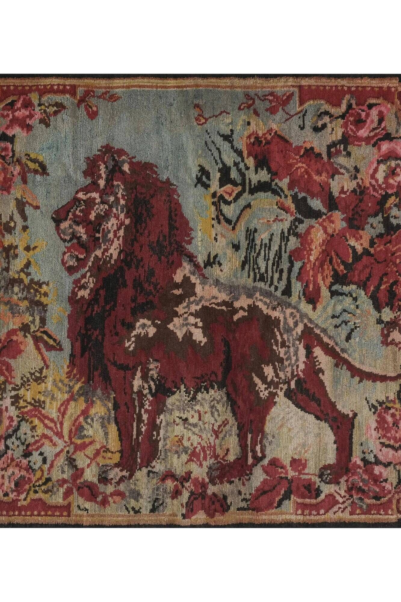 Tapis turc vintage fait main