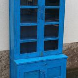 Vaisselier en bois bleu