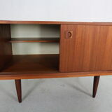 Mid century modern mini teak sideboard, 1960 Denmark