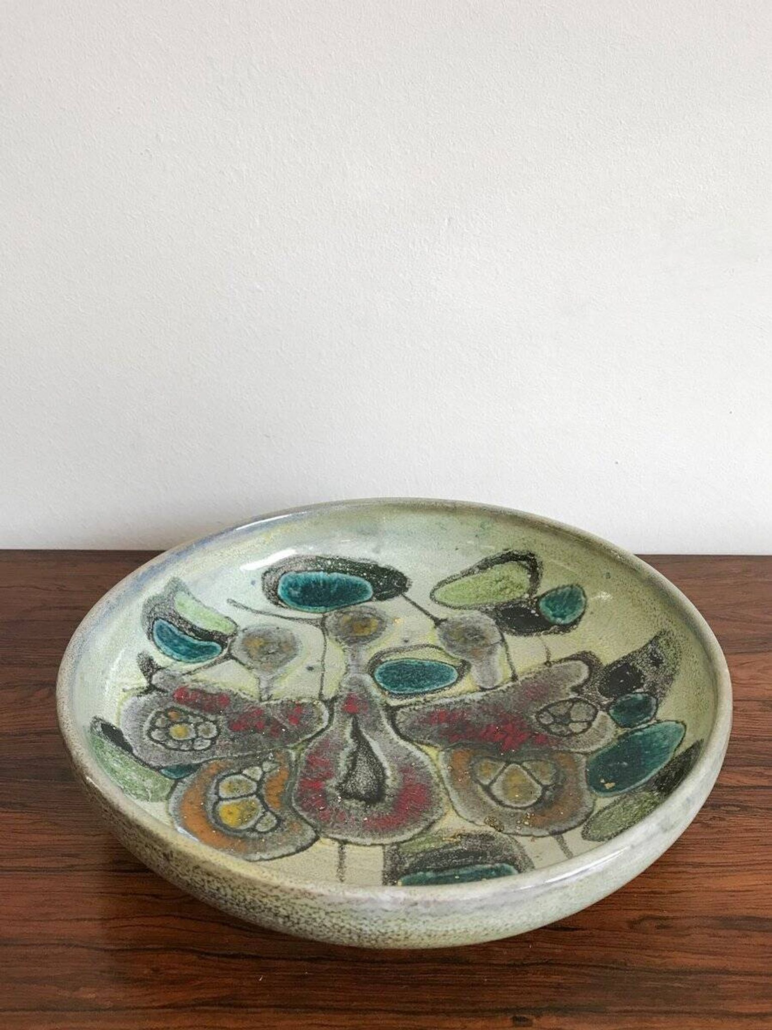 Centre de table en céramique italienne de Lega Faenza, années 1960.