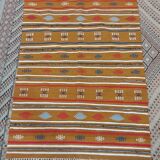 Tapis multicolore tissé à la main à motifs berbères 100x140cm