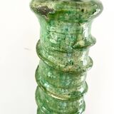 Green terracotta candle holder 60 cm
