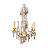 Chandelier with crystal tassels