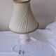 Lampe Chatard en opaline rose