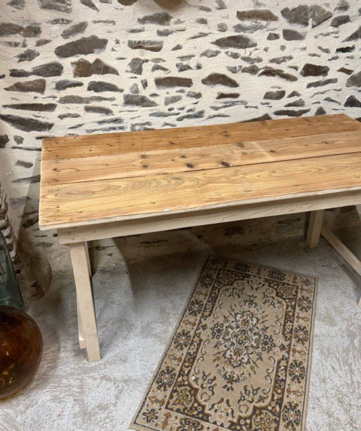Rustic wooden table