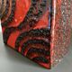 Pottery Vase Fat Lava West Germany , 1970s