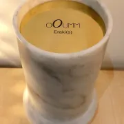 Octans marble candle holder from Ooumm