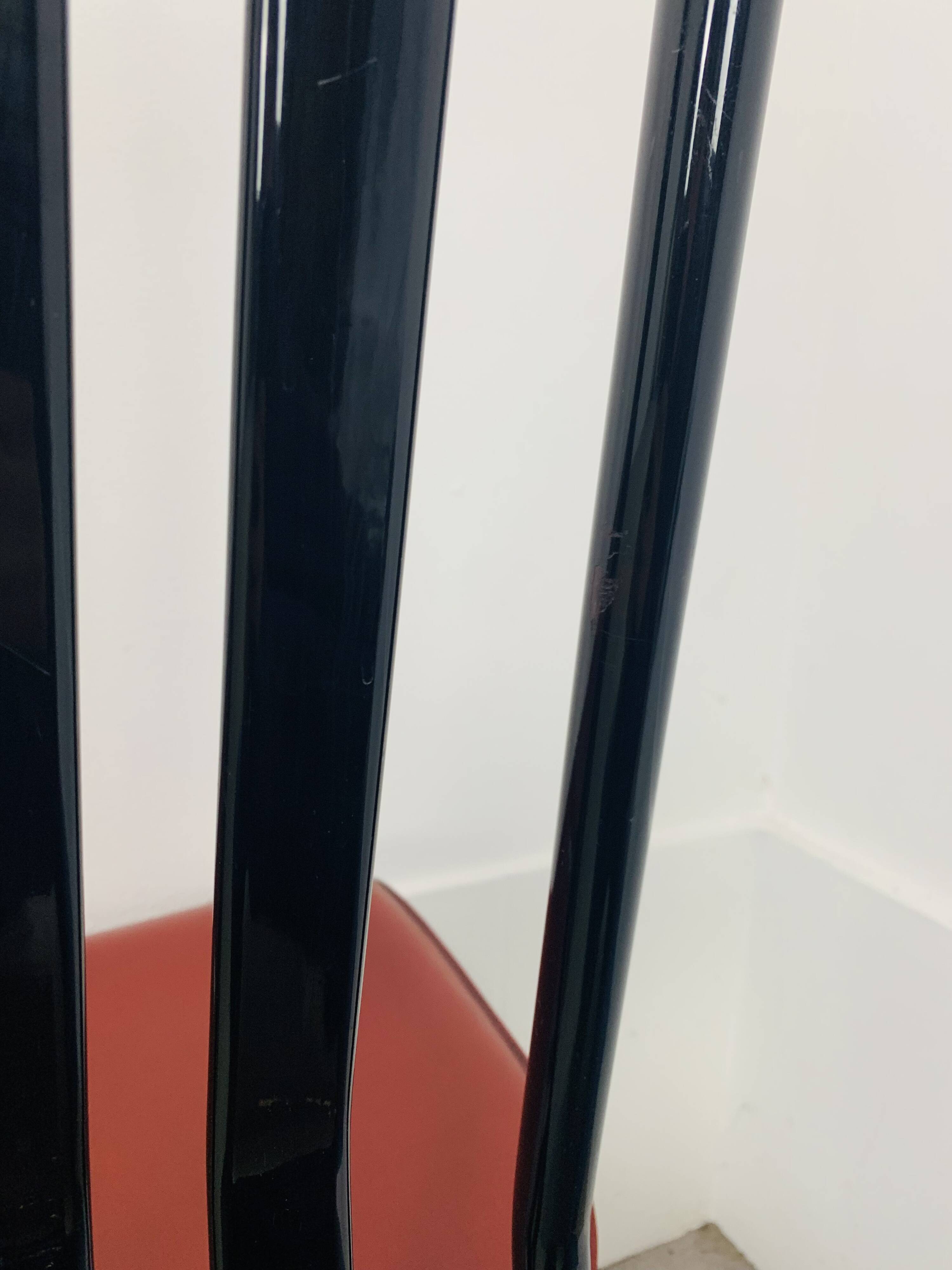 6 chairs by Giorgio Cattelan for Cidue Italy, postmodern, 1980s