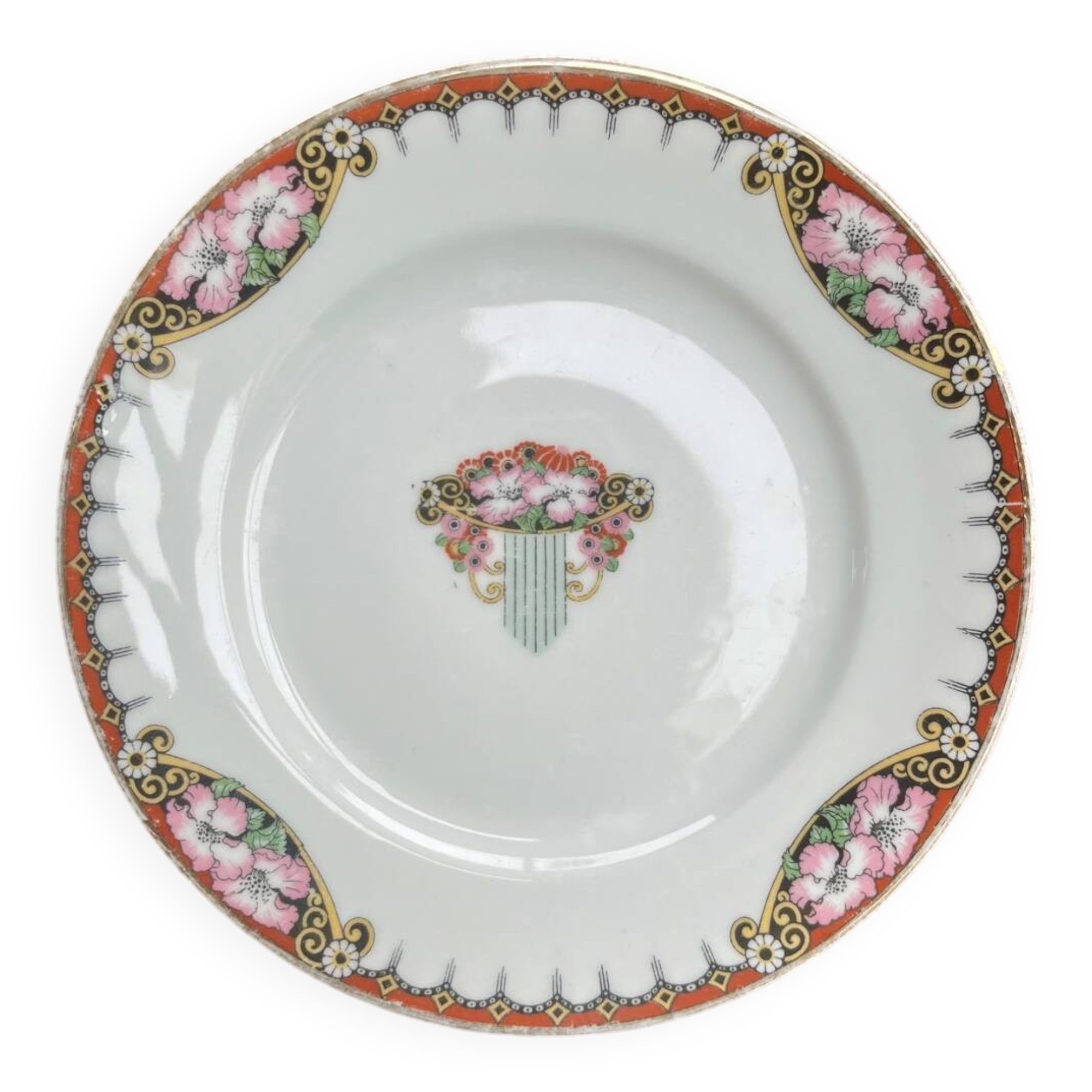 12 porcelain dessert plates