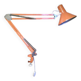 Orange articulated architect lamp