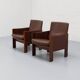 Set of 2 Cassina 917 armchairs by Afra & Tobia Scarpa 1960s