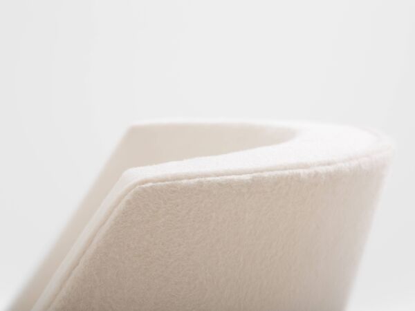 Louis Sognot paire de fauteuils modernistes noyer et alpaga 1927