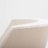 Louis Sognot pair of modernist armchairs in walnut and alpaca, 1927