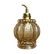 Vintage amber glass globe hand lamp