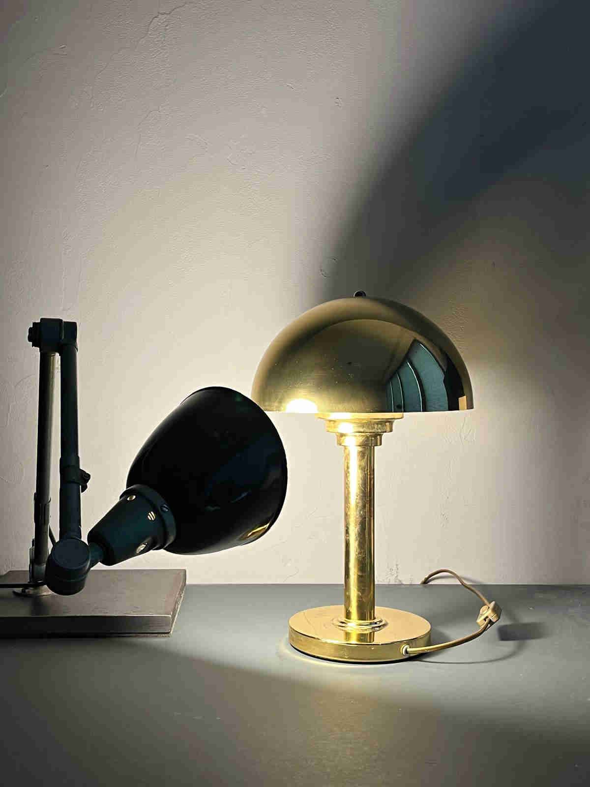 Wbs  – vintage german brass table lamp