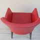Fauteuil rouge mobitec design vintage