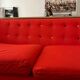 Orange sofa