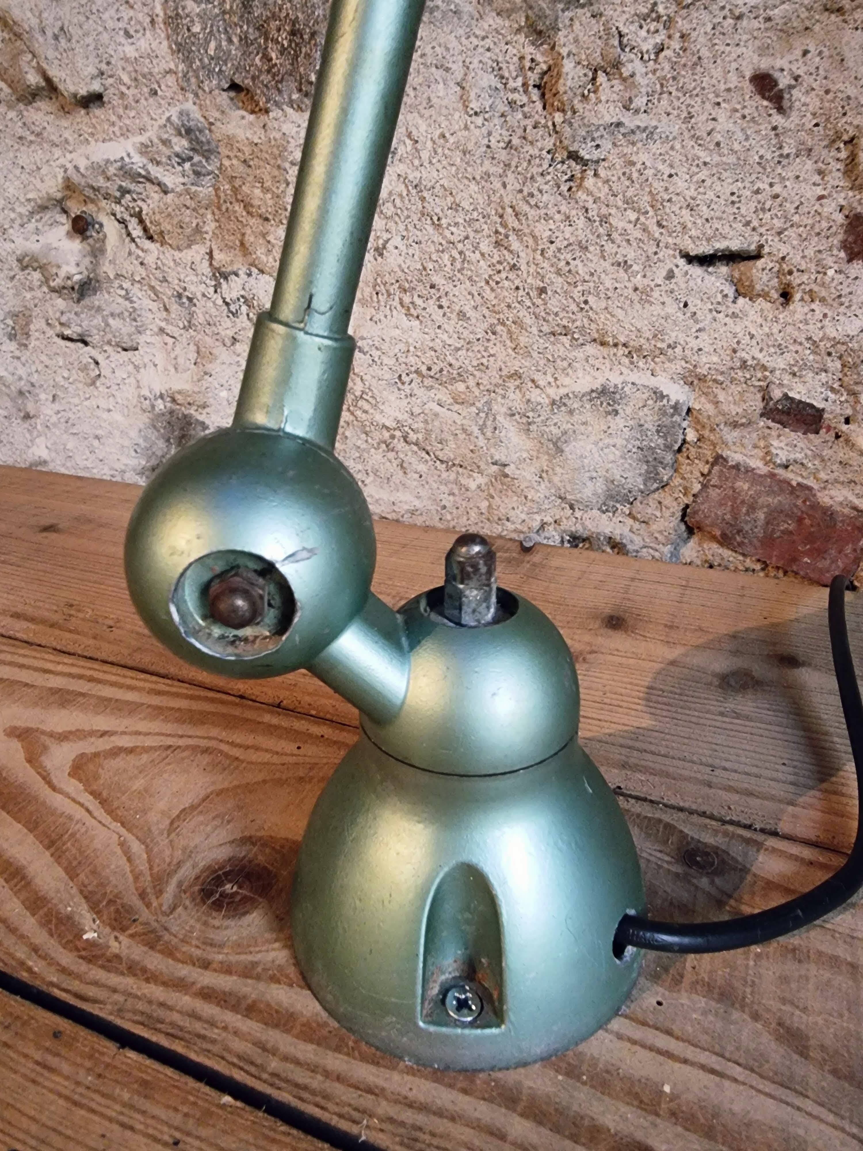Lampe de bureau industrielle vintage Jielde – Lampe de travail réglable verte