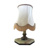 Ancient marble and alabaster column lamp