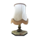 Ancient marble and alabaster column lamp