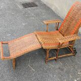 Fauteuil relax en osier