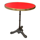 Red bistro table