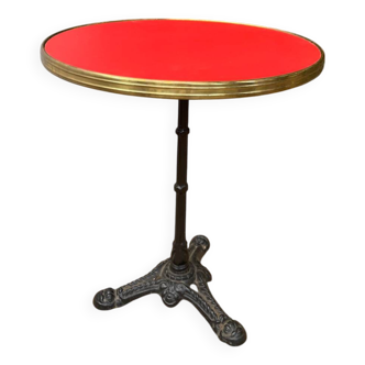 Table bistrot rouge