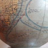 J.Forest illuminated terrestrial globe mid 20th century